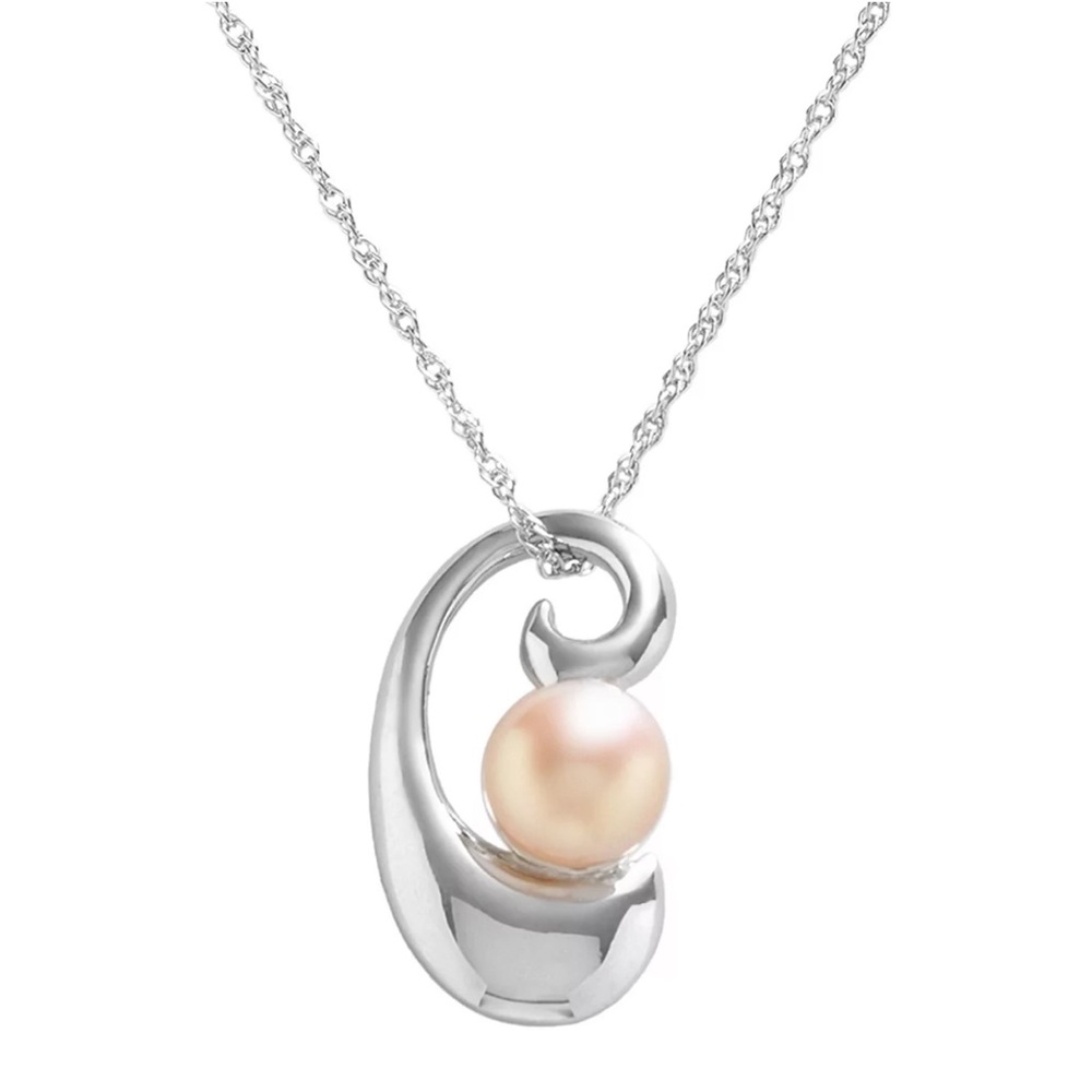 NWT 9” Silver Necklace | Freshwater Pearl | Classic Elegant